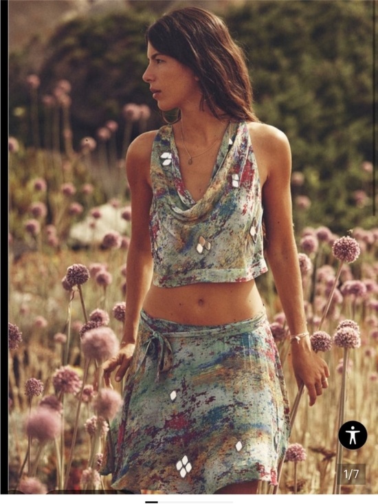 Zara Tops - ZARA MULTI COLOR DRAPED SET